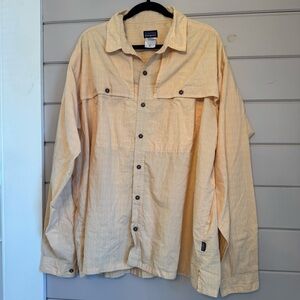 Patagonia Men's Long Sleeve Island Hopper Plaid Button Up Shirt